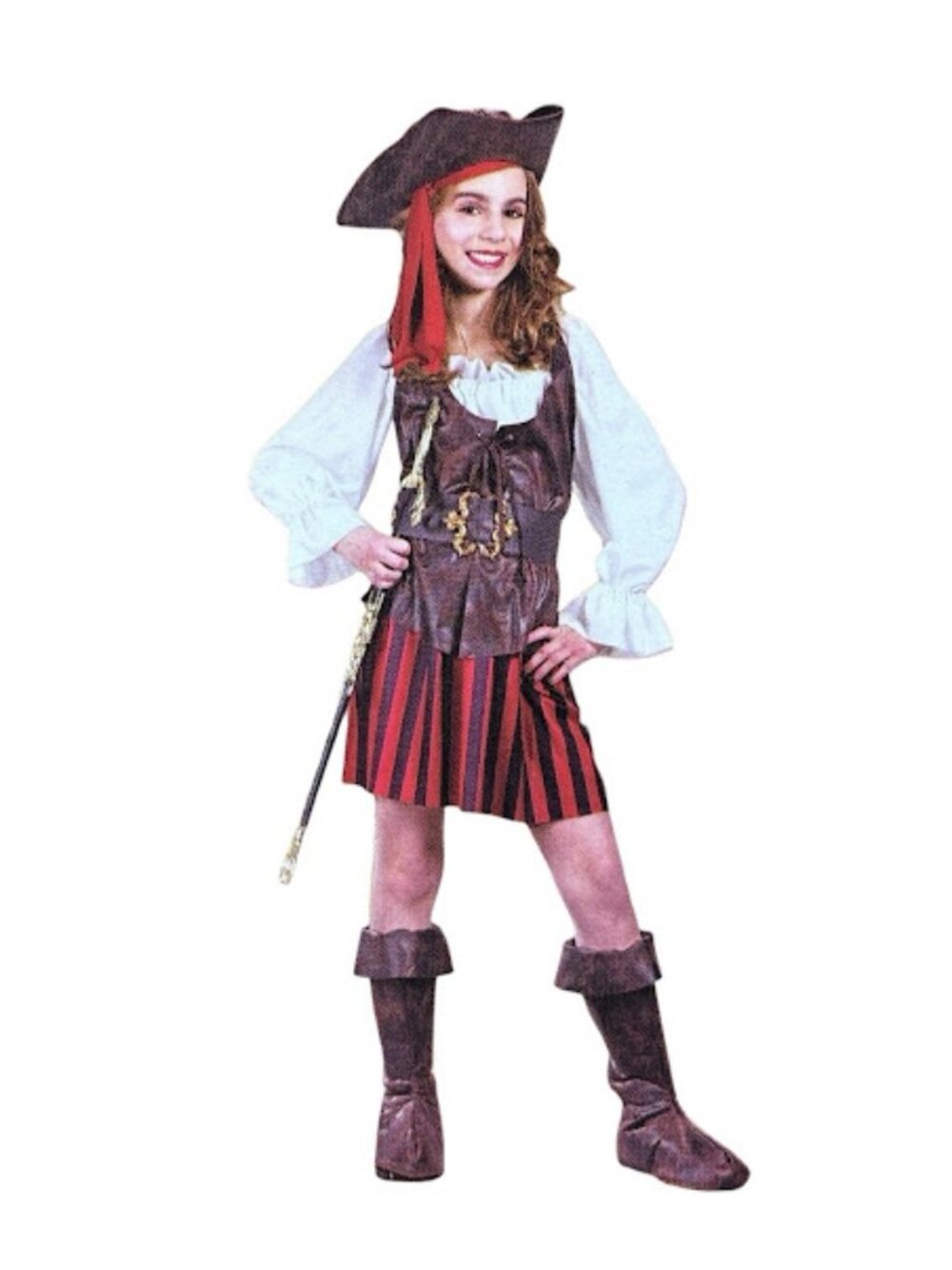 Fun World High Seas Buccaneer Costume Children's Small 4-6